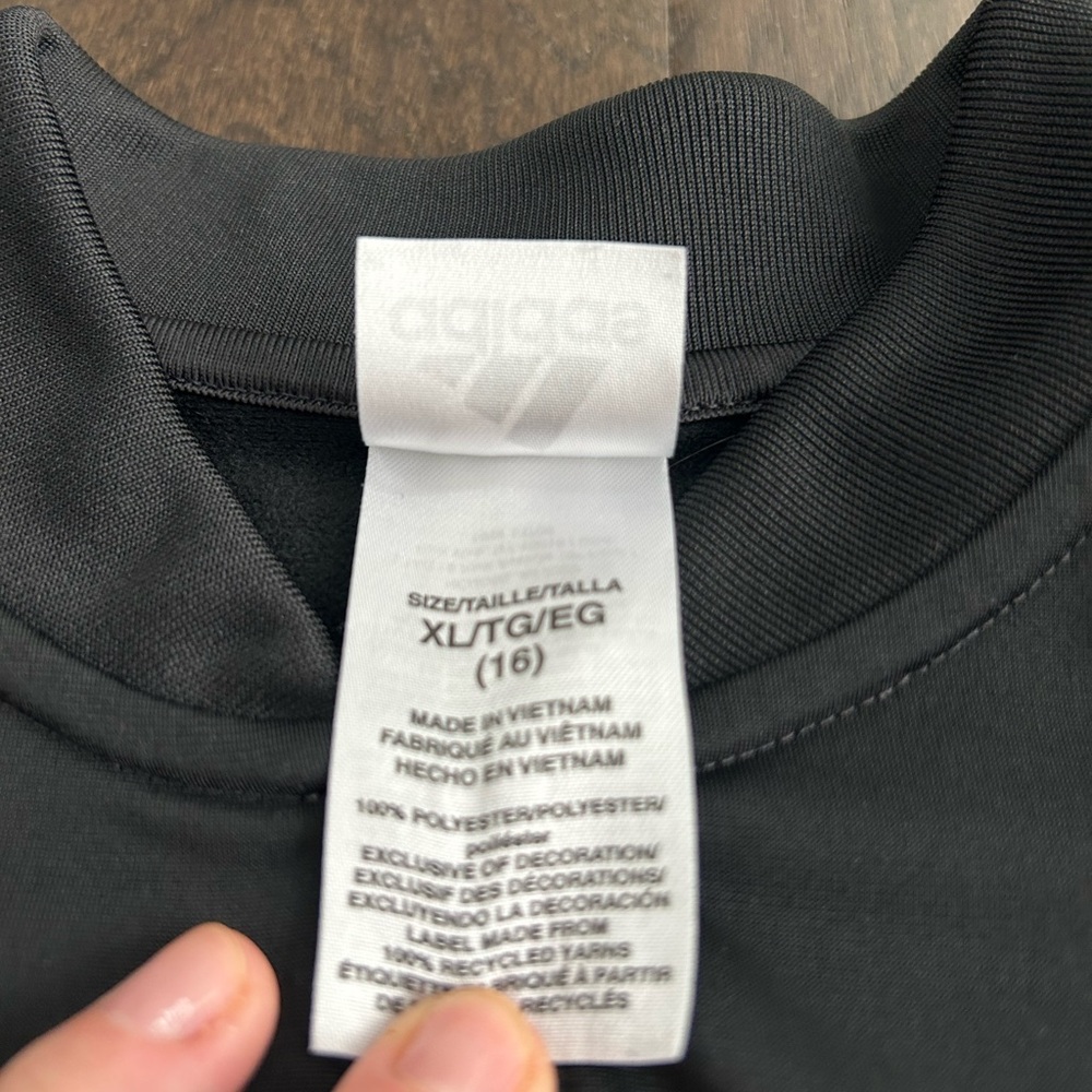 Adidas Black Apparel with Subtle White Accents both jacket & pants - Picture 4 of 4